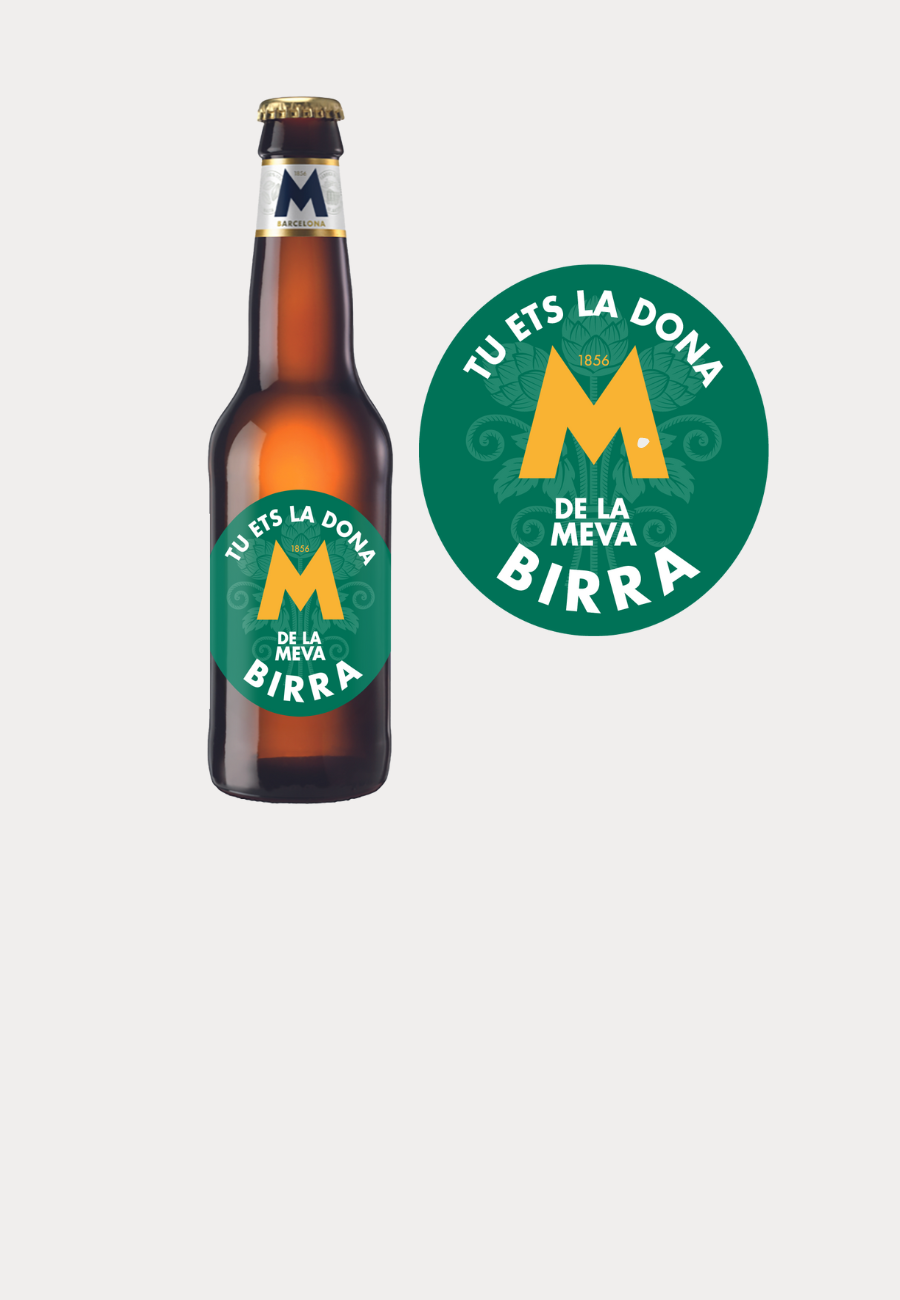 AMPOLLA "TU ETS LA DONA DE LA MEVA BIRRA"