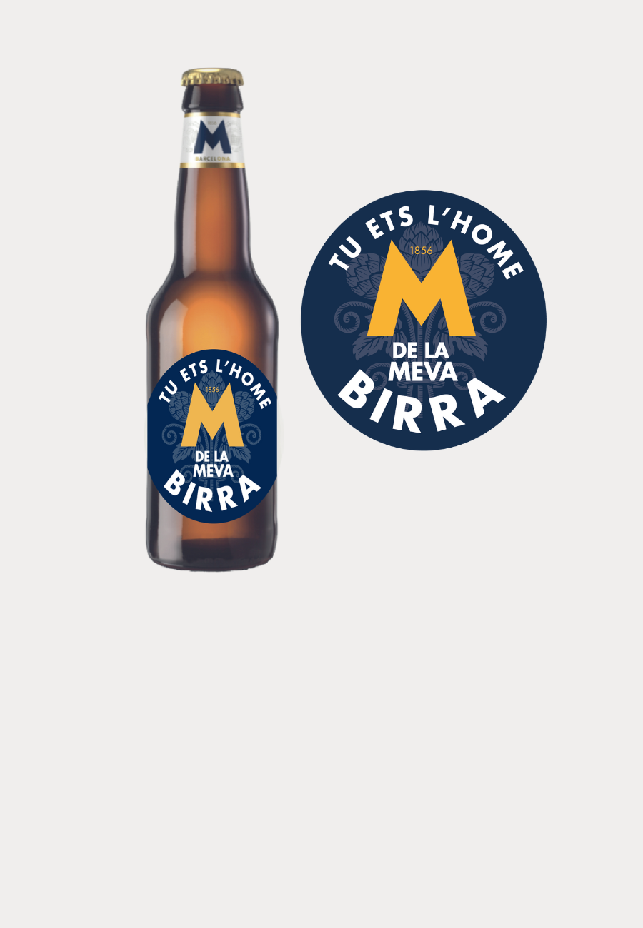 AMPOLLA "TU ETS L'HOME DE LA MEVA BIRRA"