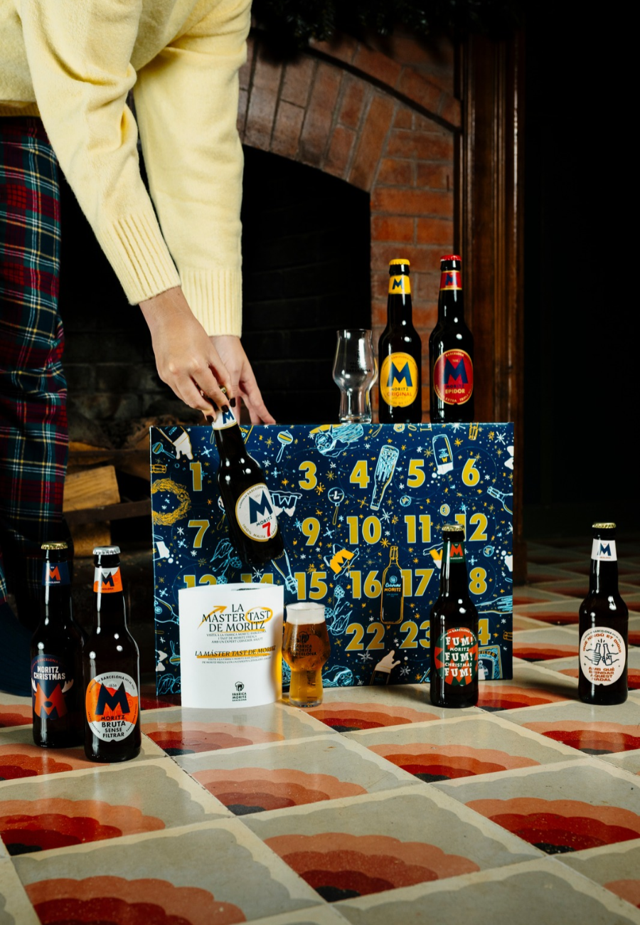 Calendario de adviento con cervezas