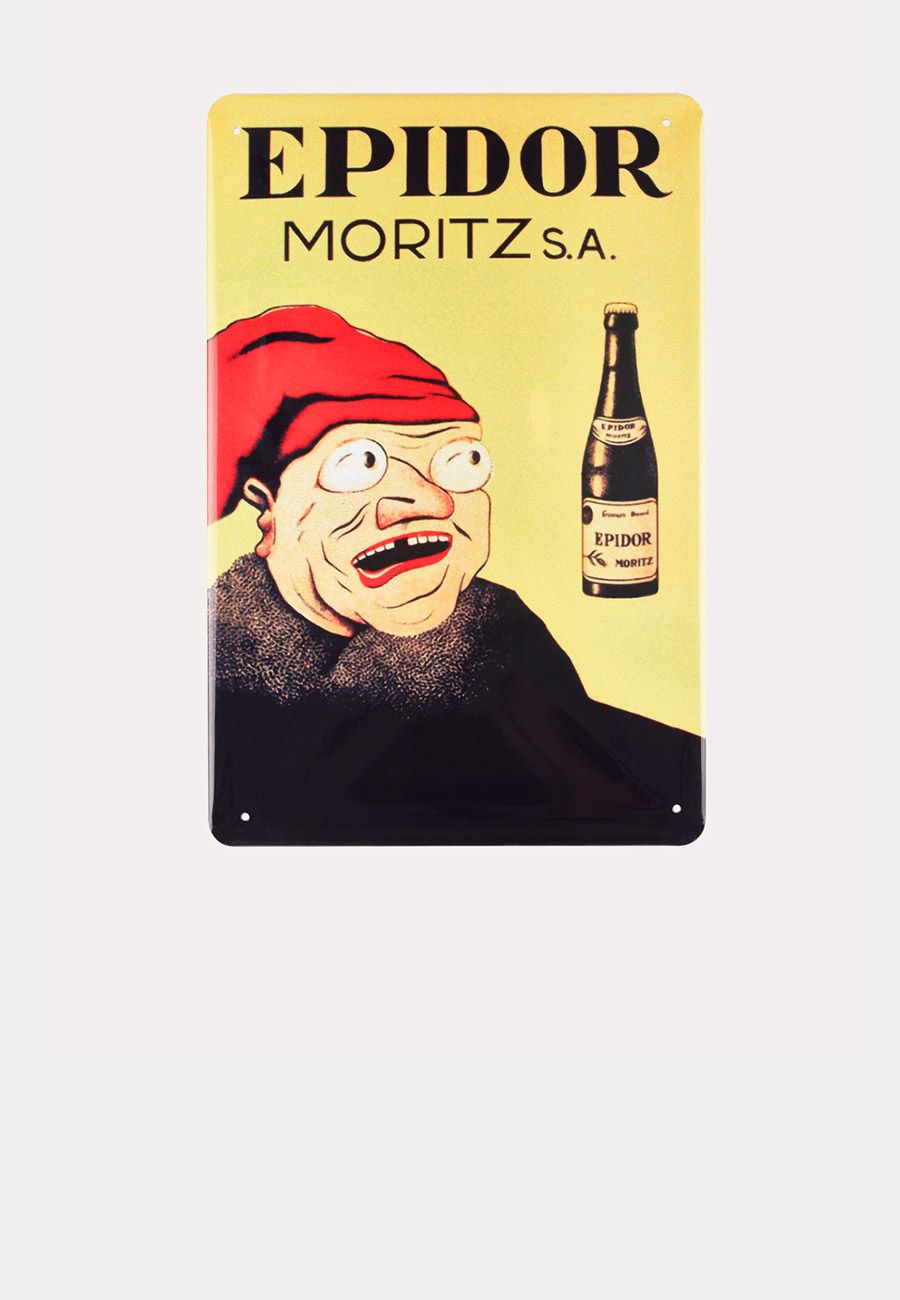 Moritz Epidor beers metal sign