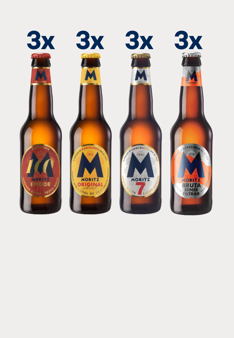 PACK MORITZ 4 SABORS