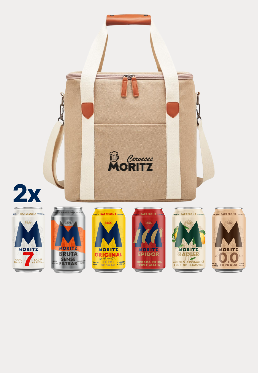 Pack nevera y surtido 12 latas Moritz
