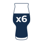Pack Vaso Cata Moritz 6X19,5CL